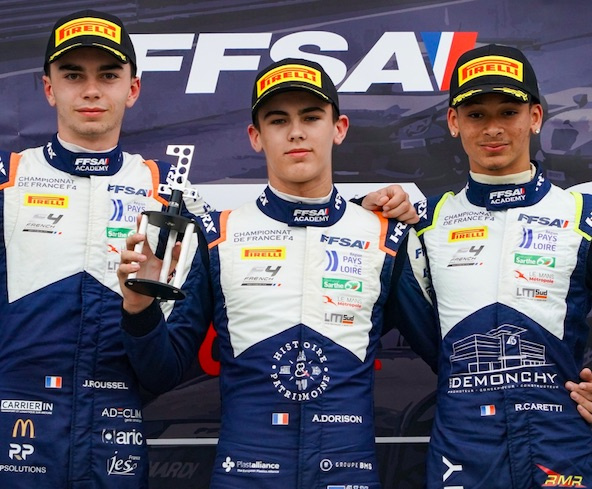 3 courses, 3 vainqueurs différents à Lédenon au Championnat de France F4