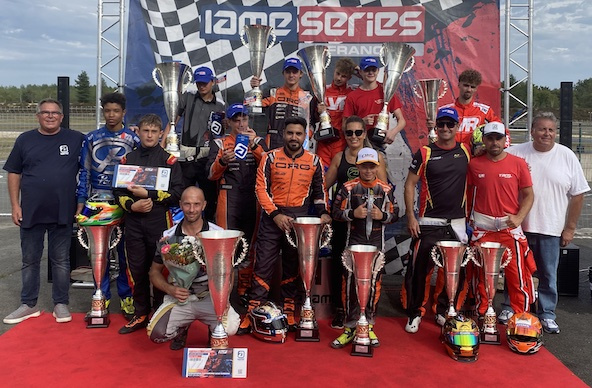 IAME Series France (partie 1, Mini 60, S125 Junior et KA100): Les titres sont distribués