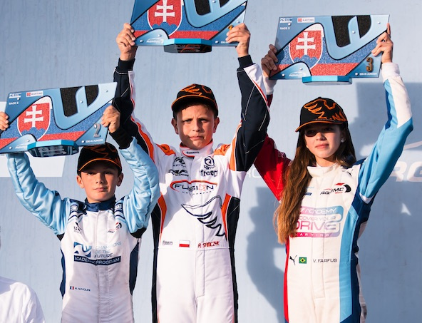 Many Nuvolini leader de la Champions of the Future Academy Program en OK-N Junior