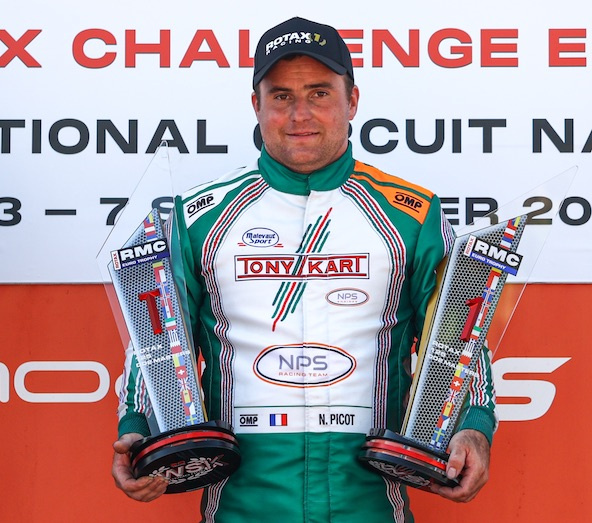 RMC Sarno: Nicolas Picot conserve son titre au Rotax Euro Trophy