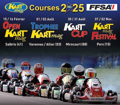 Le point sur les classements des trophées des partenaires des épreuves Kart Mag