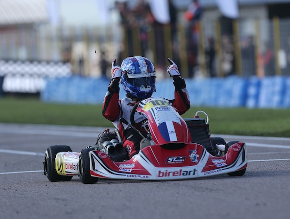 Mirecourt: Nelson Bondier encore titré en KZ Master, Thomas Bailly gagne en KZ Gentleman