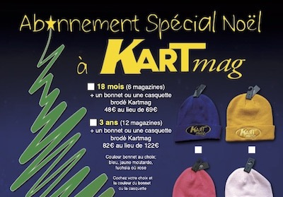Pour Noël 2025, offrez-vous ou offrez un abonnement au magazine Kartmag