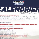 Découvrez le calendrier FFSA Karting 2026