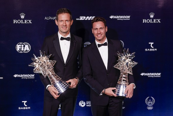 Ce n’est pas du karting ni du circuit, mais un super cocorico pour Sébastien Ogier, titré pour la 8e fois en Rallye, ici avec Sébastien Landais