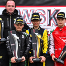 1ère WSK en 2026 et 1er podium pour le Français Many Nuvolini