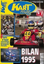 Couverture du numéro 1 de Kart Mag sorti en janvier 1996