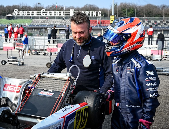 Le Français Mattis Brageot sur le podium du Trophée Andrea Margutti, comme Davide Fore