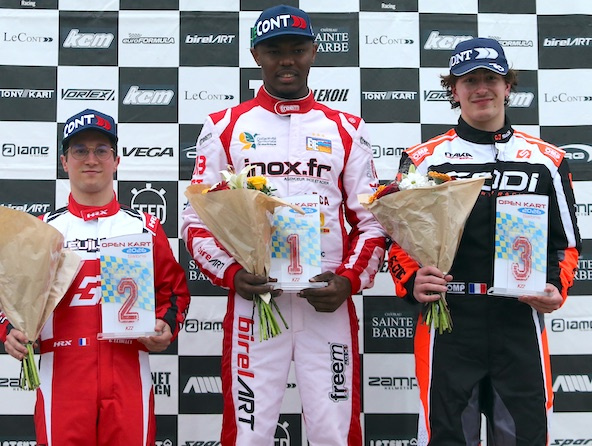 Open Kart Mag à Salbris: Craig Tanic se joue des éléments en KZ2