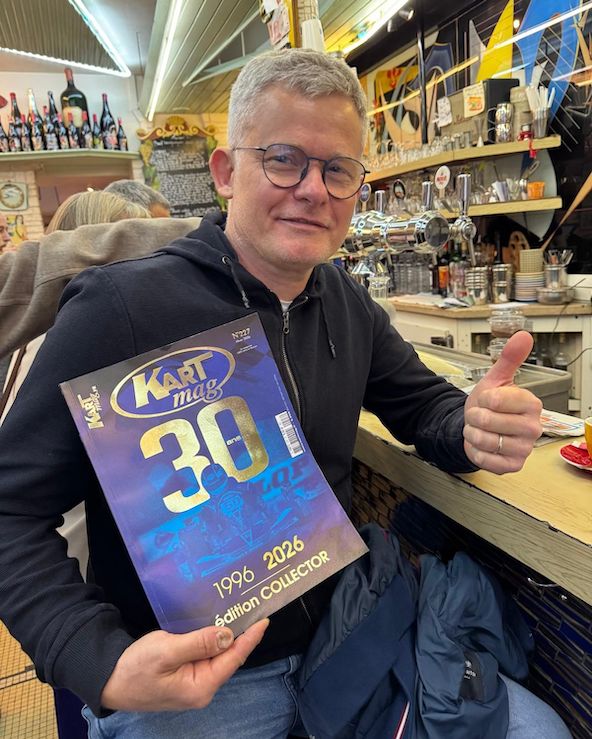 Emmanuel Collard, Champion du Monde de Karting en 1988 avant de réaliser une brillante carrière en automobile