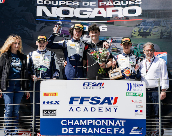 F4 Academy: Bouzar 1er leader du Championnat, une victoire pour Dauvergne