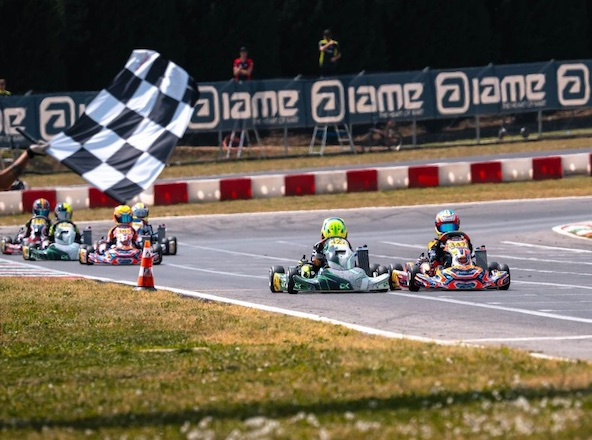 IAME Euro Series à Franciacorta: Top-8 pour le Français Aaron Bordanova en X30 Mini
