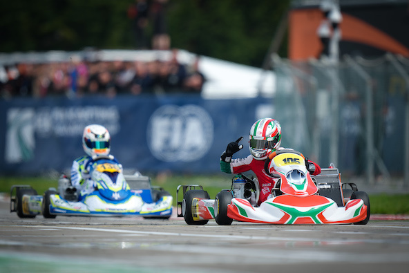 Noah Baglin: Le Champion du Monde OK-Junior a répondu présent en OK