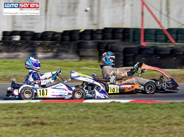 Trois victoires françaises en IAME Benelux à Mariembourg