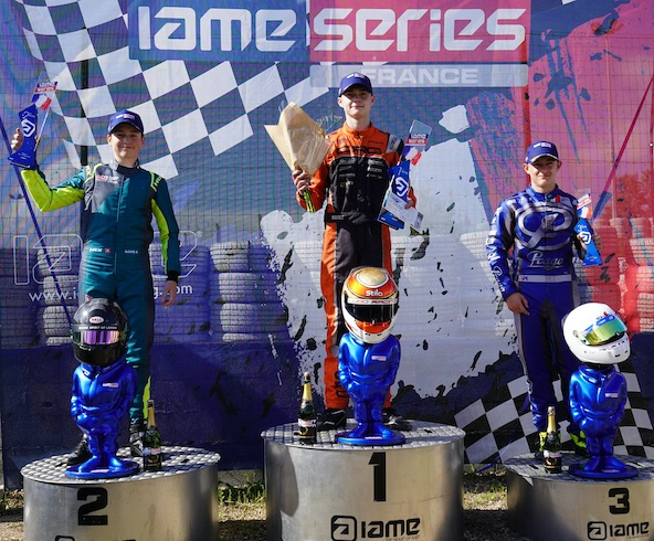IAME France: Un podium international en KA100-155 à Valence
