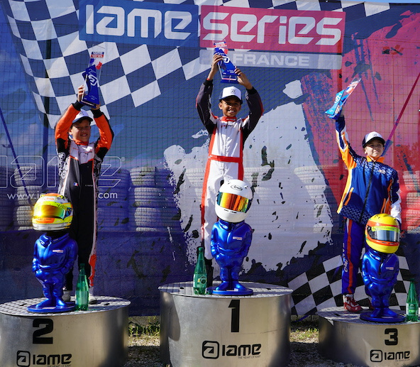 IAME France / Mini 60: L’ouverture à Valence sourit à Noah Sy et Owen Frontier