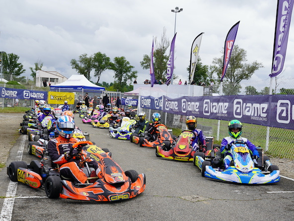 IAME France / Valence: Un groupe de choc en Master, Adrian Lafille en grande forme en Gentleman