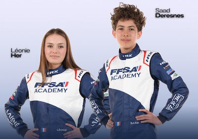 Léonie Her et Saad Deresnes sont nos représentants au Trophée Académie FIA Karting avec l’équipe de France Espoir Karting