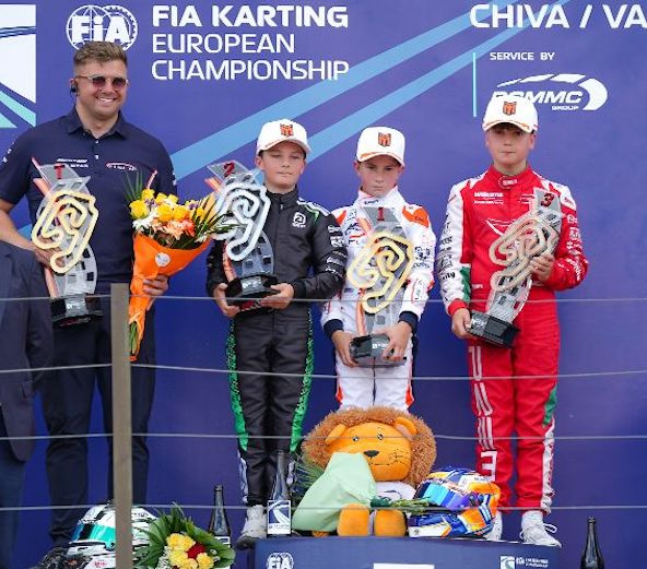 Victoire de Miron Lorente devant Nuvolini en OK-Junior à Valencia, Green toujours leader