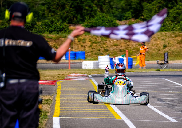 Valentin Mendoca, 1er en Rotax Master