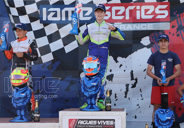 IAME France: Magnifique victoire de Tim Zeppini en S125 Junior à Lavelanet