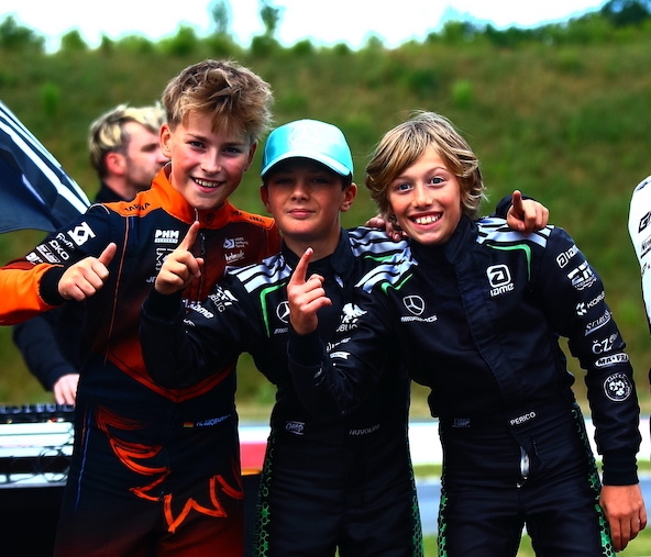 Many Nuvolini, 3e du Championnat d’Europe FIA Karting de OK-Junior après l’Allemagne