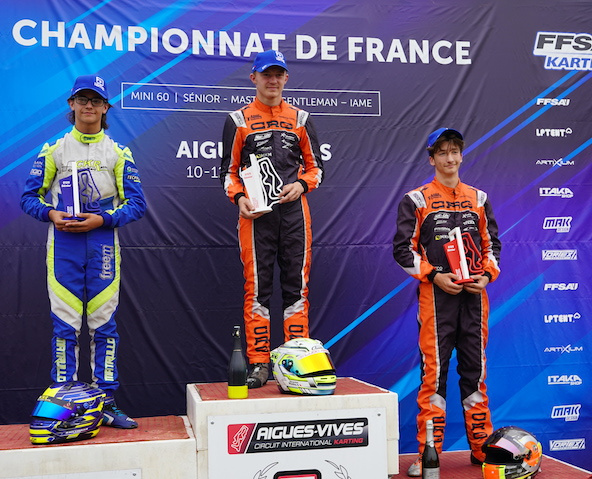 Après les perfs en KZ2, Aloïs Girardet gagne sans boîte de vitesses, en S125 Senior