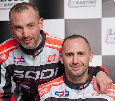Grégory et Sébastien Leder, ainsi qu’Emmanuel Ducrot de retour après leur accident