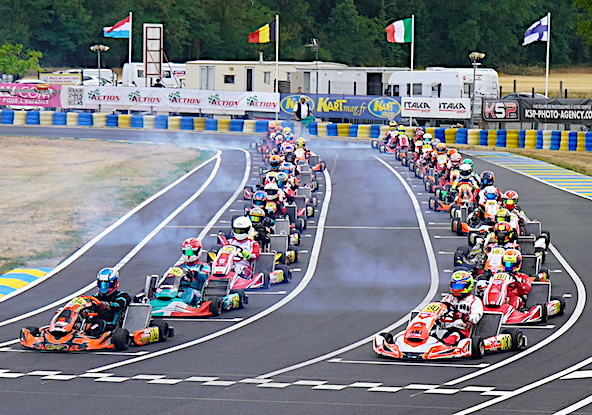 Ludovic Badey Champion de France KZ2 Gentleman à Varennes malgré Brice De Gaye