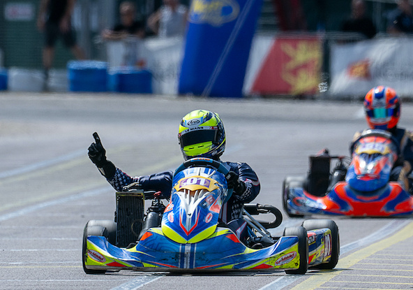 Une Kart Cup victorieuse pour Rafaël Moreau et SF Automatech