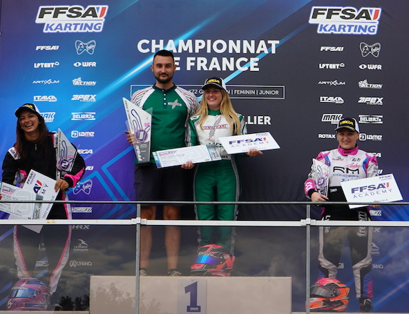 Noémie Pradier Championne de France des Féminines après une finale à rebondissements à Varennes