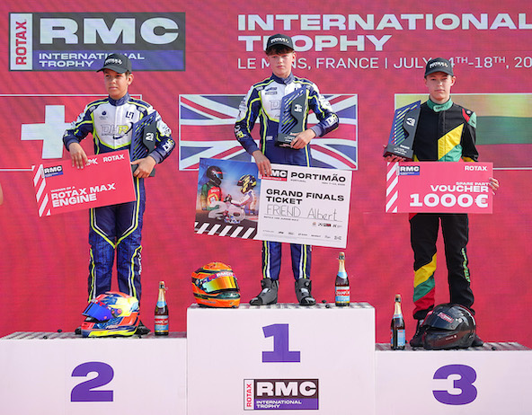 RMCIT au Mans: Babicek pénalisé, Friend vainqueur et top-10 pour Huard en Rotax Junior