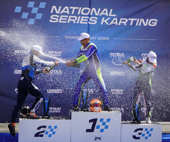 Retour sur la NSK à Muret: Anthony Delcurou réplique à Normann Crochet en Rotax Master