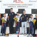 Nino Moulin gagne à Anneville et succède à Matéo Rivals au palmarès du Championnat de France Junior FFSA Academy