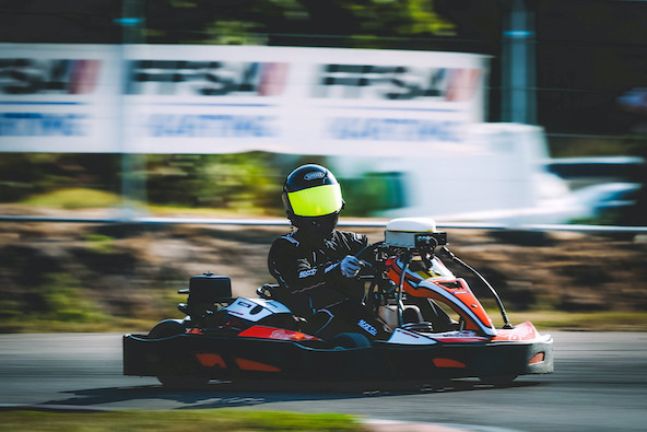Insolite: Premier Championnat de France FFSA Blind Karting à Anneville