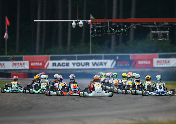 Départ de la finale Rotax Senior