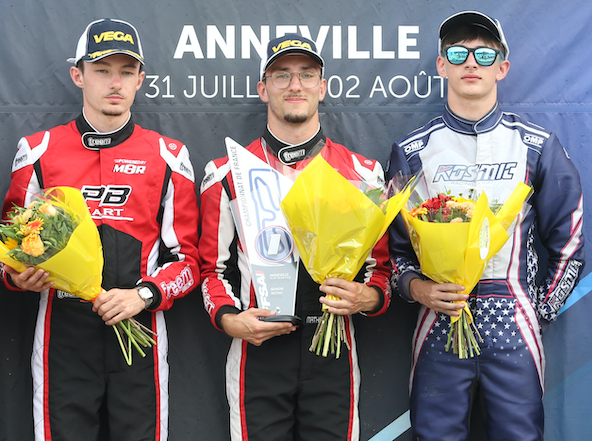 Senior Rotax / Anneville: 1er titre de Champion de France pour Mathis Parlant