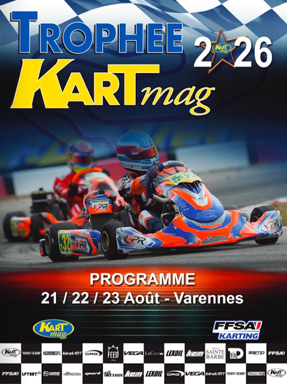 Trophée Kart Mag 2026 à Varennes- Programme, engagés, horaires, règlement-1