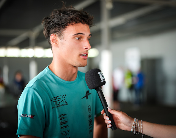 Emilien Denner, meilleur français en KZ1