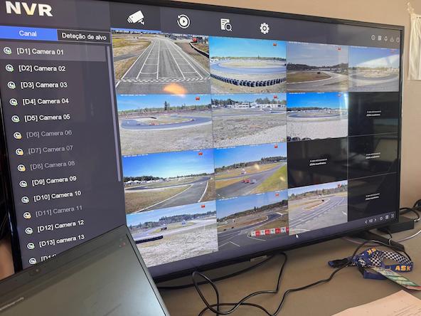 18 caméras ont été installées tout autour du circuit de Salbris.