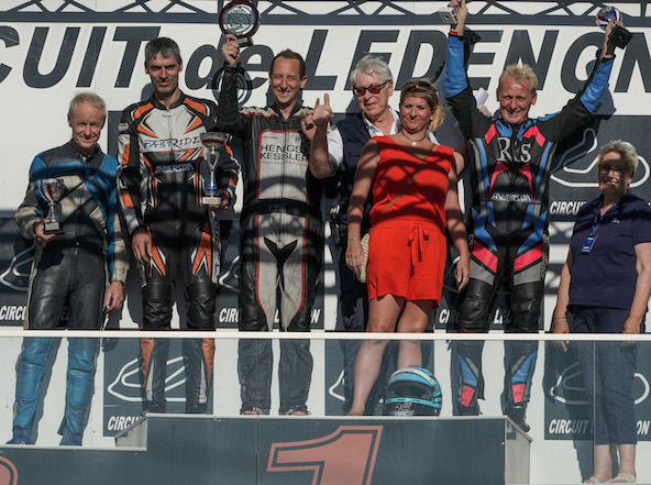 Podium de la Course 1 à Lédenon
