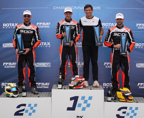 Podium 100% GLP en Rotax DD2